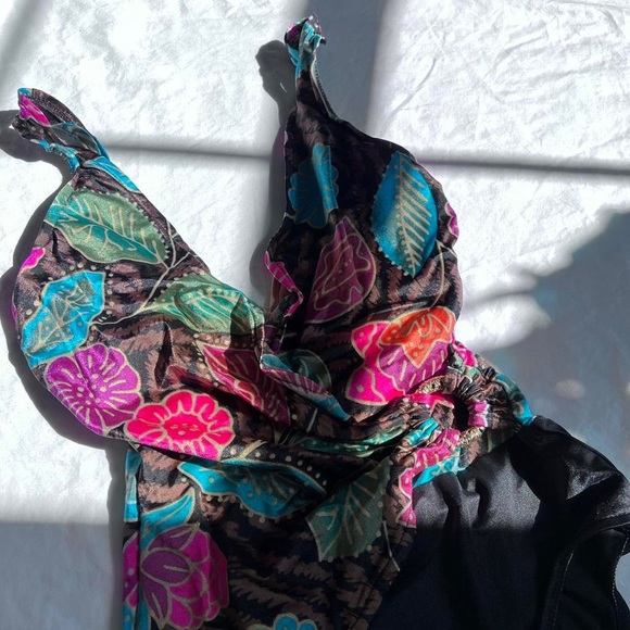 Vintage 1980s 1990s Catalina one piece swimsuit 🧚🏻‍♂️ - Picture 3 of 4